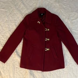 Maroon H&M Peacoact